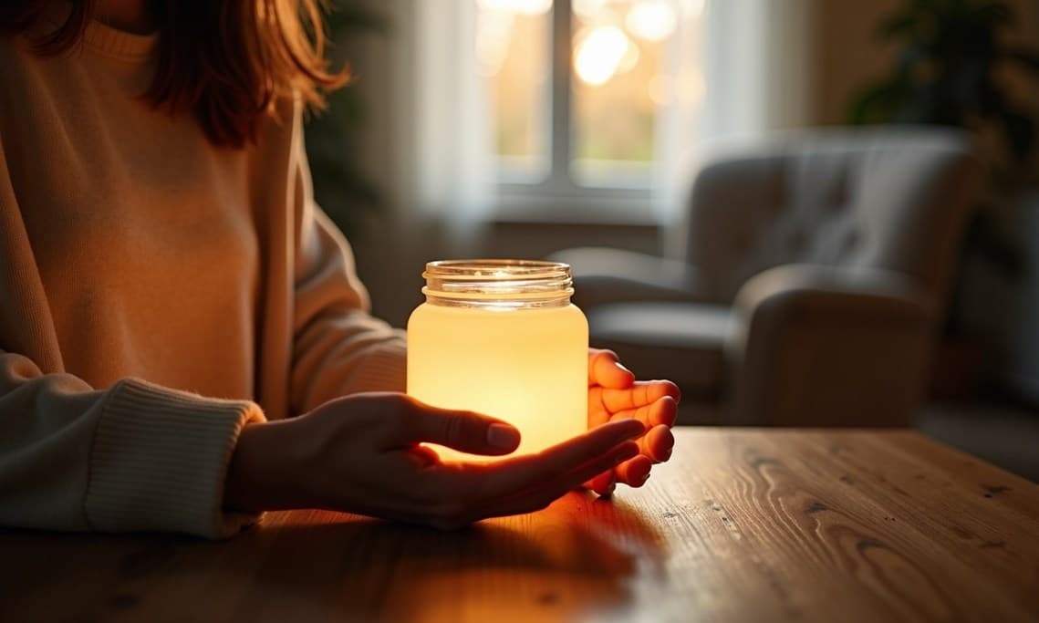 A person finding stillness and relief, representing healing from anxiety