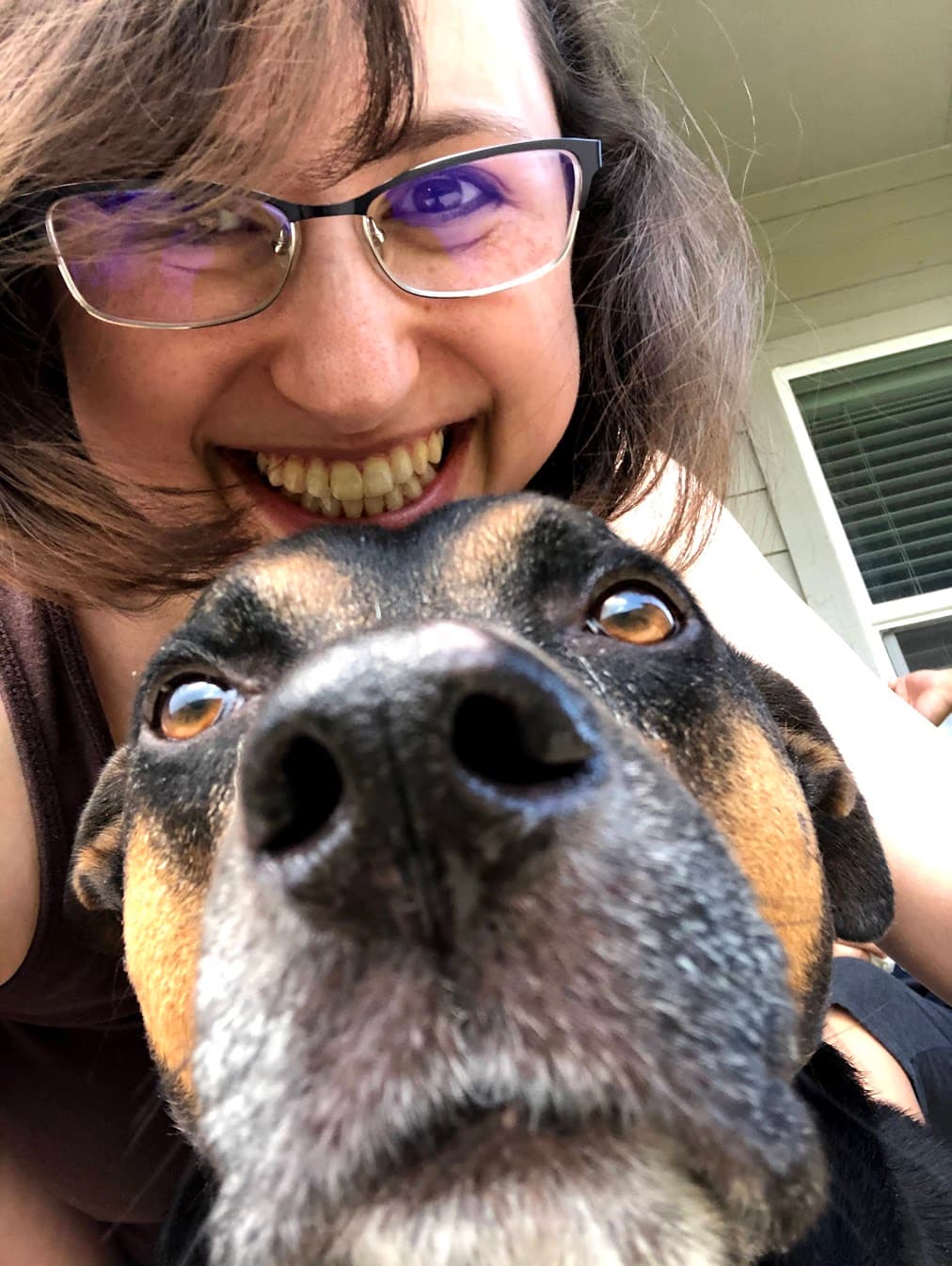 Deborah candid photo